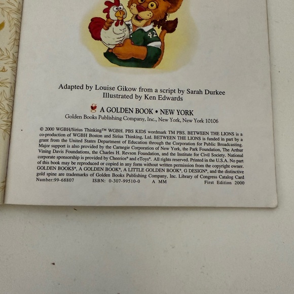 Hopping Hens Here! a Little Golden Book PBS Kids book - Picture 4 of 4